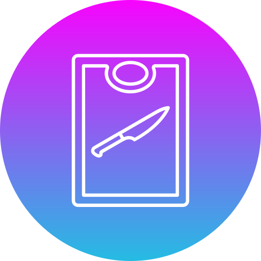 tabla de cortar icono gratis
