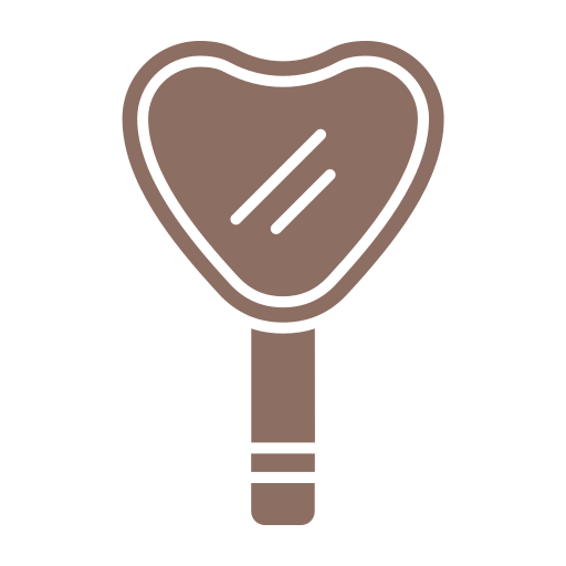Hand mirror free icon