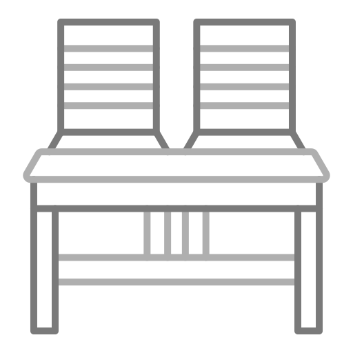 Table and chair free icon Table and chair free icon