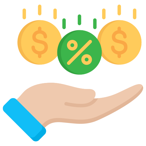 dividendo icono gratis