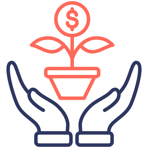 Инвестиции бесплатно иконка