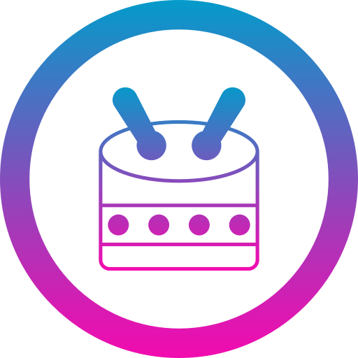 Drum free icon Drum free icon