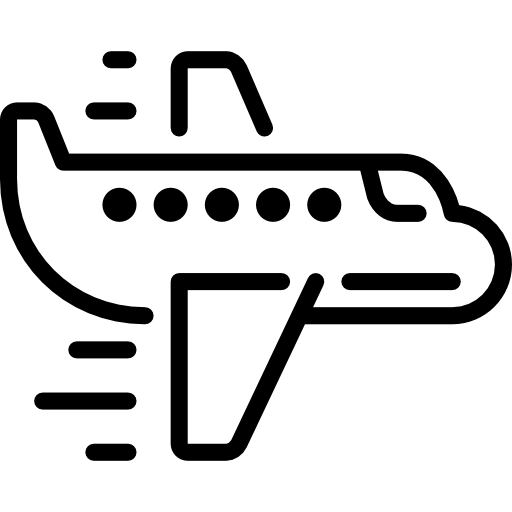 avión icono gratis