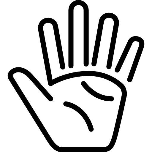 mão grátis ícone