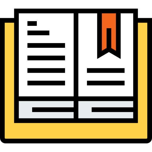 libro abierto icono gratis