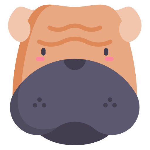 Shar pei icono gratis