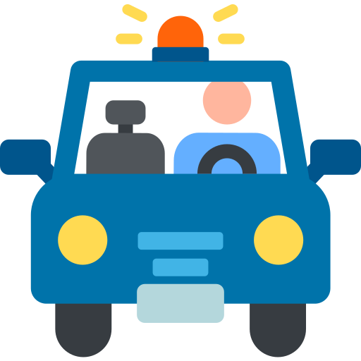 Полицейская машина бесплатно иконка