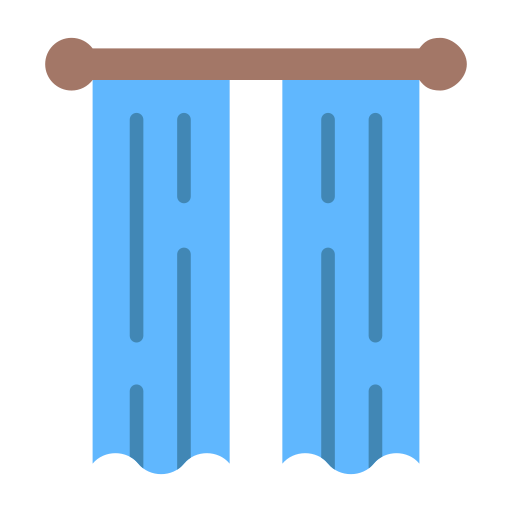 커튼 무료 아이콘