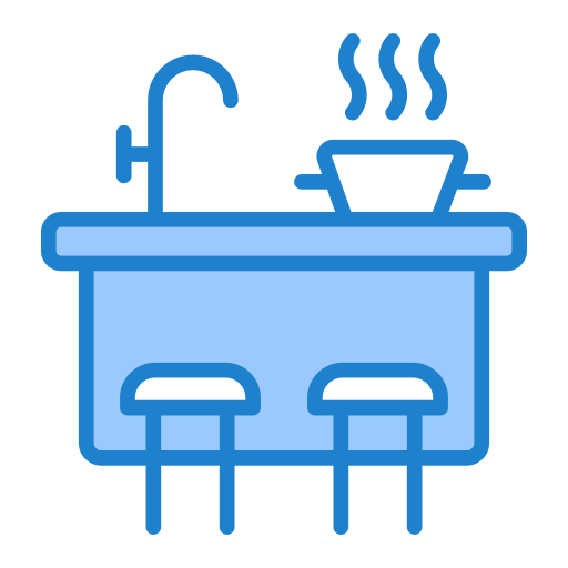 isla de cocina icono gratis