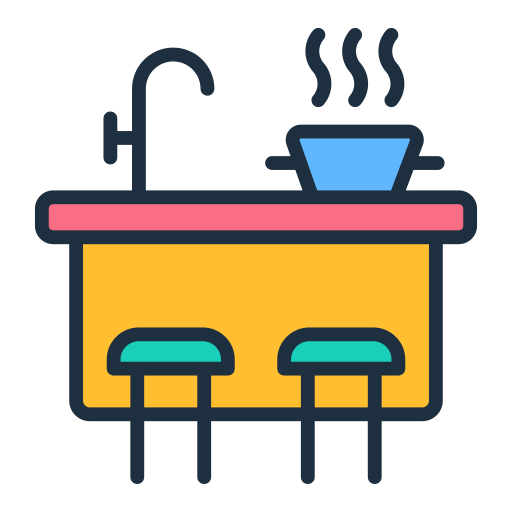 isla de cocina icono gratis