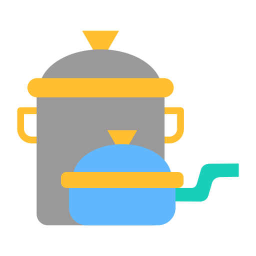 batería de cocina icono gratis