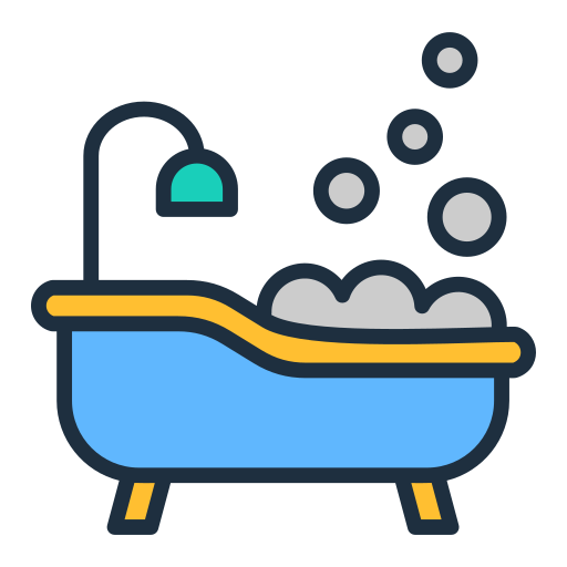 baignoire Icône gratuit baignoire Icône gratuit