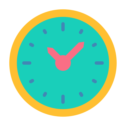 reloj de pared icono gratis