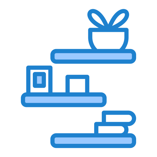 estantes de pared icono gratis