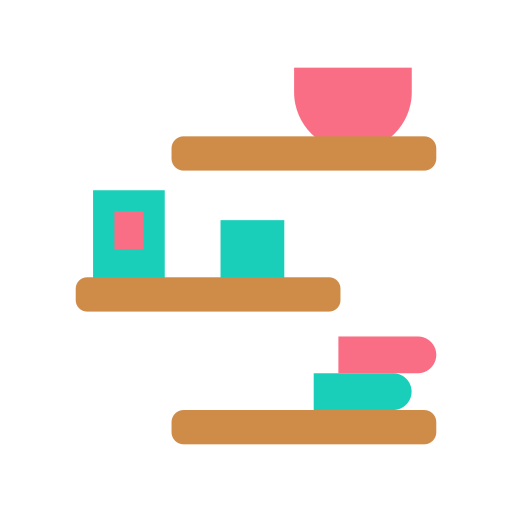 estantes de pared icono gratis