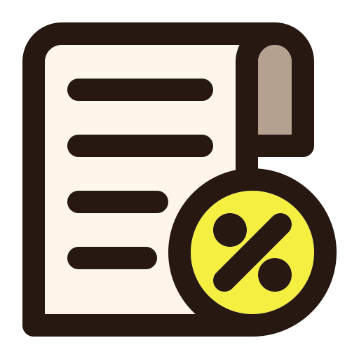 impuesto icono gratis