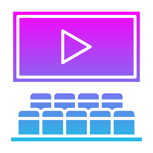 pantalla de cine icono gratis