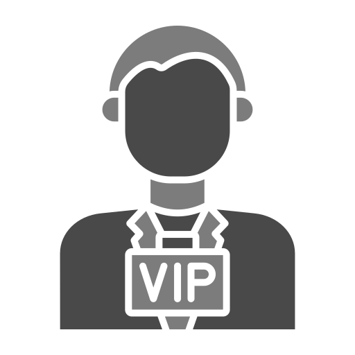 persona vip icono gratis