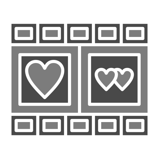 película romántica icono gratis