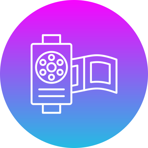 película fotográfica icono gratis