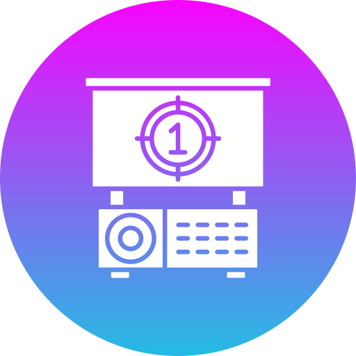 pantalla de proyector icono gratis