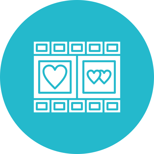película romántica icono gratis