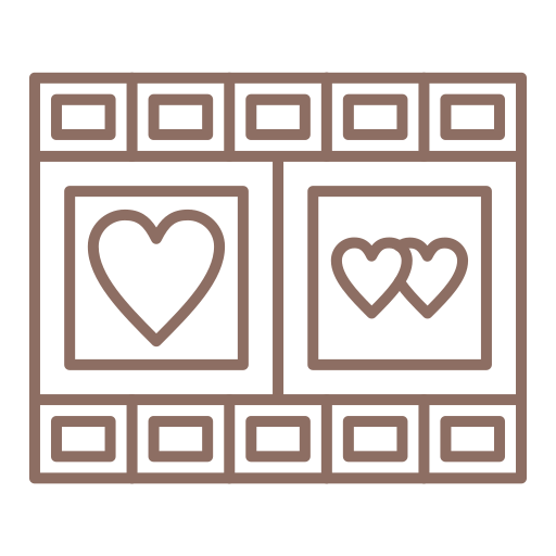 película romántica icono gratis