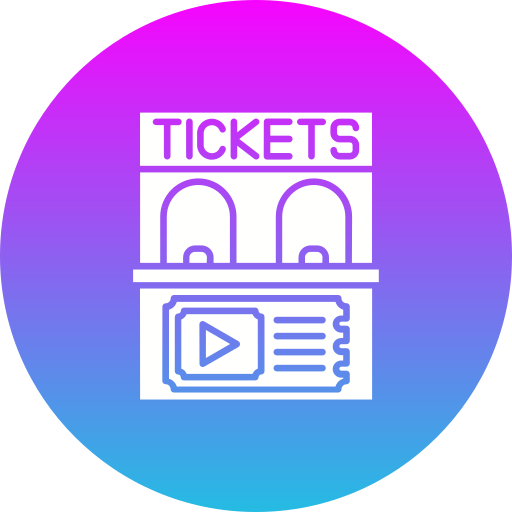 guichet de vente des billets Icône gratuit guichet de vente des billets Icône gratuit