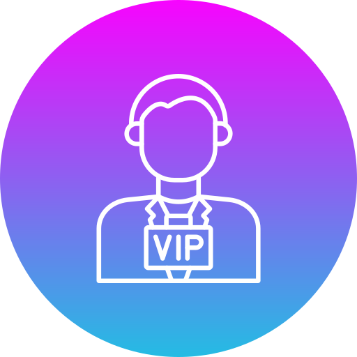 persona vip icono gratis