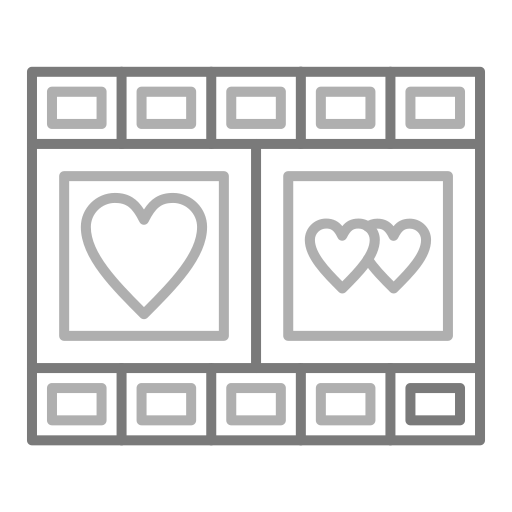 película romántica icono gratis