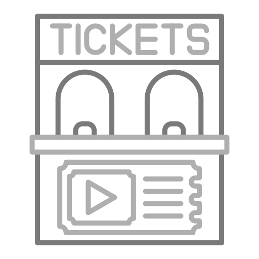 guichet de vente des billets Icône gratuit