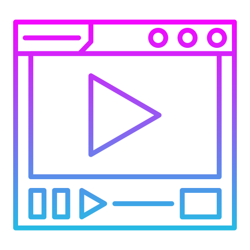 película en línea icono gratis