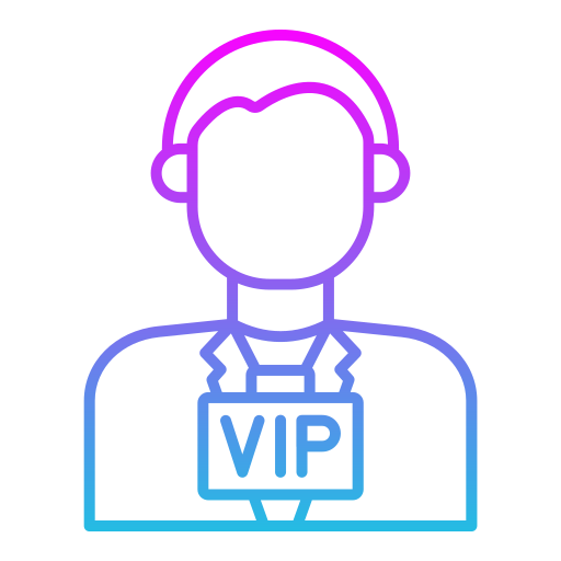 persona vip icono gratis