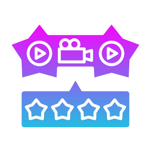 califica la película icono gratis