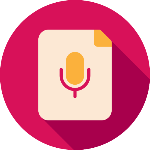 grabación de audio icono gratis