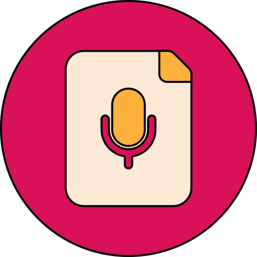 grabación de audio icono gratis