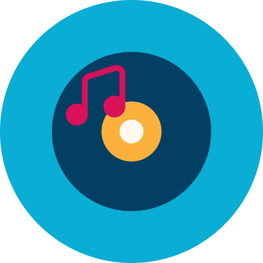 disque de musique Icône gratuit disque de musique Icône gratuit