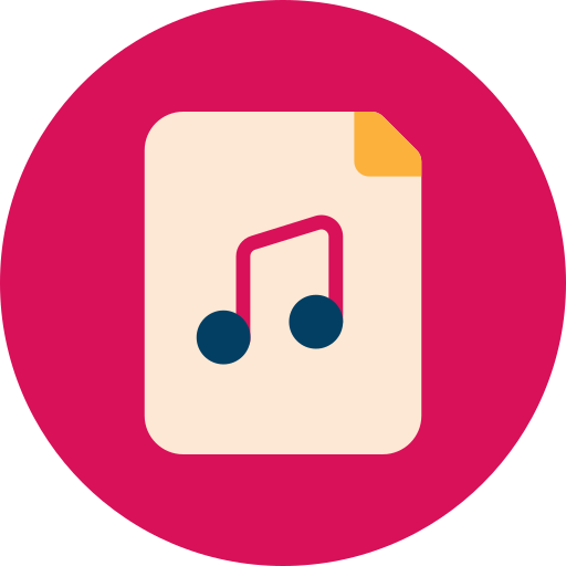 archivos de música icono gratis