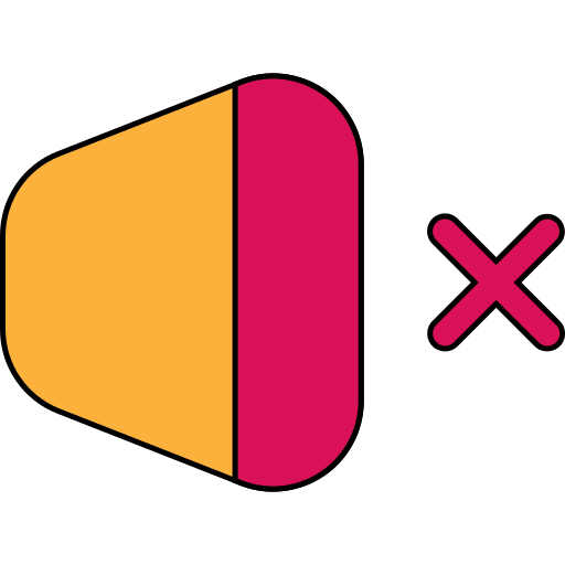 volumen apagado icono gratis