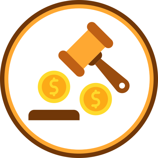 subasta icono gratis