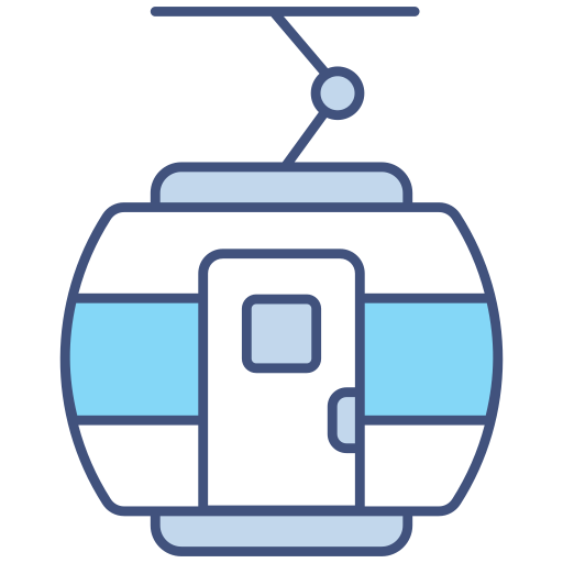 teleférico icono gratis