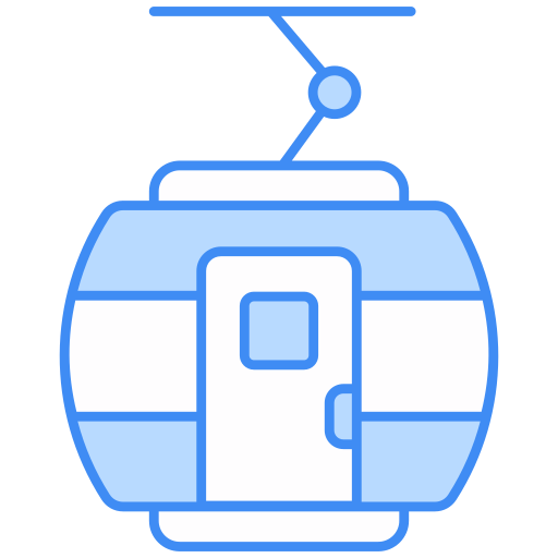 teleférico icono gratis