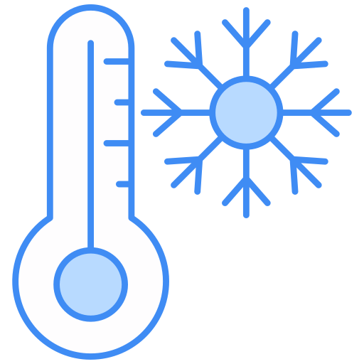 temperatura de la nieve icono gratis