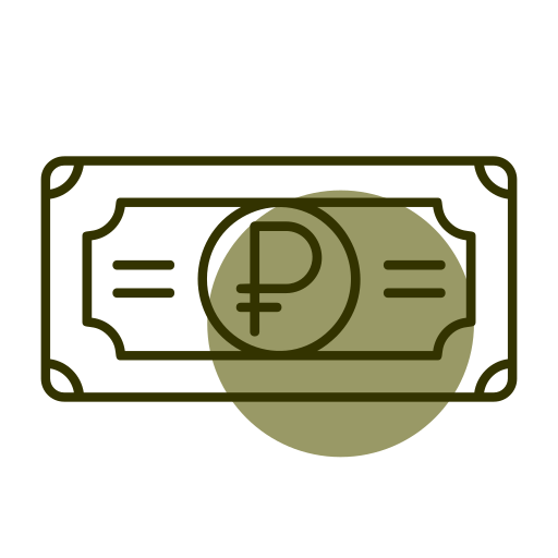 러시아 루블 무료 아이콘