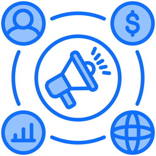 Marketing free icon
