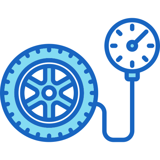 presión de los neumáticos icono gratis