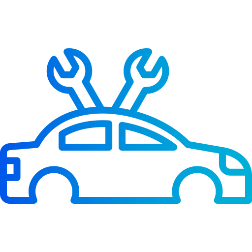 reparación de carrocería icono gratis