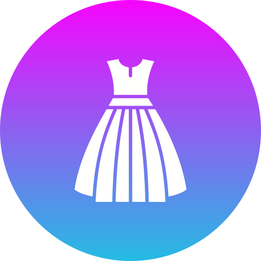 robe de mariée Icône gratuit