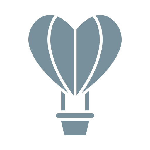 globo aerostático icono gratis