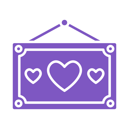 cartel de boda icono gratis